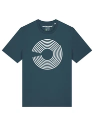 wat? Apparel T-Shirt Abstract Türkis/Dunkelblau/Blau/Hellblau/Lila/Grau