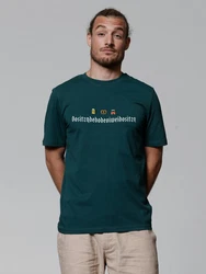 wat? Apparel T-Shirt Dositzndedodeoiweidositzn Dunkelgrün