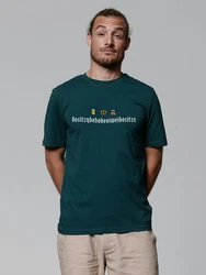 wat? Apparel T-Shirt Dositzndedodeoiweidositzn Dunkelgrün