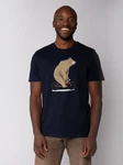 wat? Apparel T-Shirt Fahrradbr Braun/Dunkelblau