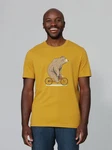 wat? Apparel T-Shirt Fahrradbr Braun/Gelb