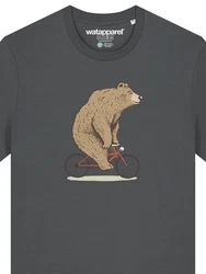 wat? Apparel T-Shirt Fahrradbr Braun