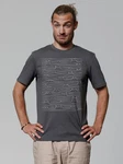 wat? Apparel T-Shirt Doodle Cats Dunkelgrau/Grau/Hellgrau