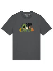 wat? Apparel T-Shirt Happy Camper Dunkelgrau/Grün/Dunkelgrün/Grau/Orange/Rot/Mischfarben