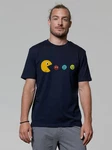 wat? Apparel T-Shirt Pacmnnchen Dunkelblau/Mischfarben/Schwarz