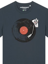 wat? Apparel T-Shirt Schallplatte Dunkelblau/Blau/Lila/Orange/Rot