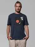 wat? Apparel T-Shirt Schallplatte Dunkelblau/Blau/Lila/Orange/Rot