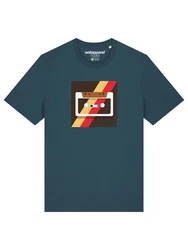 wat? Apparel T-Shirt Kassette Blau/Hellblau
