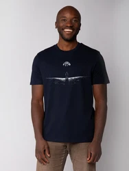 wat? Apparel T-Shirt Lost in space Dunkelblau/Blau
