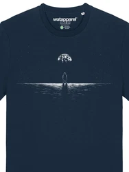wat? Apparel T-Shirt Lost in space Dunkelblau/Blau