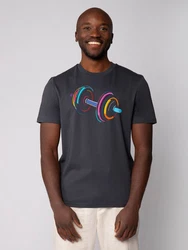 wat? Apparel T-Shirt 80s Hantel Mischfarben/Schwarz