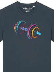 wat? Apparel T-Shirt 80s Hantel Mischfarben/Schwarz