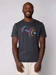 wat? Apparel T-Shirt 80s Hantel Mischfarben/Schwarz