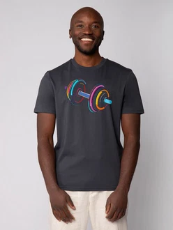 wat? Apparel T-Shirt 80s Hantel Mischfarben/Schwarz wat? Apparel T-Shirt 80s Hantel Mischfarben/Schwarz