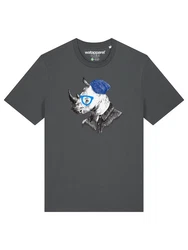 wat? Apparel T-Shirt Nashorn Grau/Silber/Dunkelblau/Hellgrau/Blau/Dunkelgrau