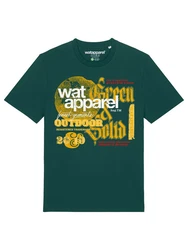 wat? Apparel T-Shirt LIMITED EDITION LOGO PRINT Dunkelgrün/Grün/Türkis