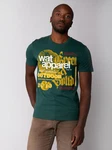 wat? Apparel T-Shirt LIMITED EDITION LOGO PRINT Dunkelgrün/Grün/Türkis