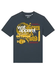 wat? Apparel T-Shirt LIMITED EDITION LOGO PRINT Schwarz/Orange/Rot