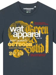 wat? Apparel T-Shirt LIMITED EDITION LOGO PRINT Schwarz/Orange/Rot