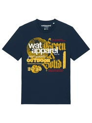 wat? Apparel T-Shirt LIMITED EDITION LOGO PRINT Dunkelblau/Blau/Gold/Rot/Schwarz