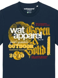 wat? Apparel T-Shirt LIMITED EDITION LOGO PRINT Dunkelblau/Blau/Gold/Rot/Schwarz