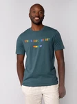 wat? Apparel T-Shirt Spread Love not Hate Türkis/Blau