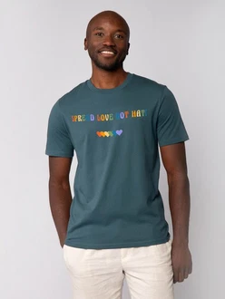 wat? Apparel T-Shirt Spread Love not Hate wat? Apparel T-Shirt Spread Love not Hate