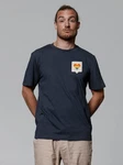 wat? Apparel T-Shirt Von Herzen Dunkelblau/Hellblau/Grau/Blau