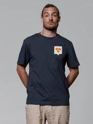 wat? Apparel T-Shirt Von Herzen Dunkelblau/Hellblau/Grau/Blau