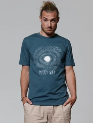 wat? Apparel T-Shirt Blau/Dunkelblau