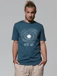 wat? Apparel T-Shirt Blau/Dunkelblau