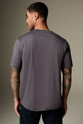 Next T-Shirt Slim Fit Rundhals Grau/Hellgrau/Dunkelgrau/Blau/Dunkelblau