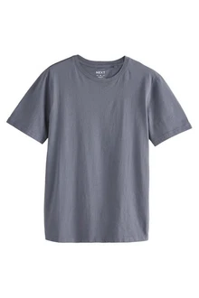 Next T-Shirt Slim Fit Rundhals Grau/Hellgrau/Dunkelgrau/Blau/Dunkelblau