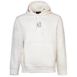 ARMANI EXCHANGE Sweatshirt Herren Hoodie Weiß/Creme