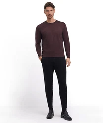 FALKE Strickpullover Dunkelrot/Lila/Bordeaux