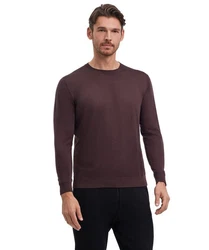 FALKE Strickpullover Dunkelrot/Lila/Bordeaux