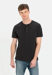 Henleyshirt aus reiner Baumwolle