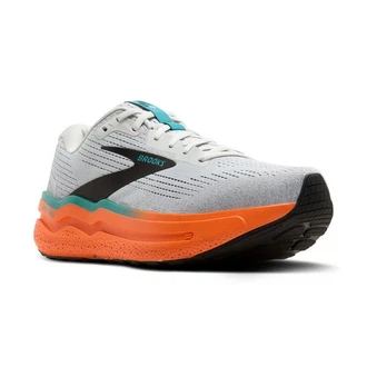 Brooks Ghost Max 2 Laufschuh Austernpilz/Orange/Blaugrün
