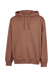 Cleptomanicx Kapuzensweatshirt Ligull Boxy Orange/Beige/Braun/Rot