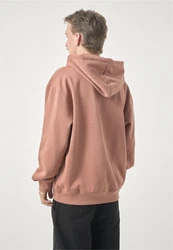 Cleptomanicx Kapuzensweatshirt Ligull Boxy Orange/Beige/Braun/Rot
