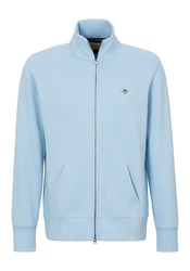 Gant Sweatjacke REG SHIELD FULL ZIP SWEAT Hellblau/Blau