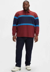 Levi's Big & Tall Jeans '511 Slim B&T' Dunkelrot/Bordeaux/Braun/Mischfarben/Rot