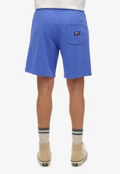 Superdry Jerseyhose SD-ESSENTIAL LOGO JERSEY SHORT Hellblau/Blau