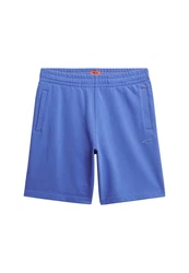 Superdry Jerseyhose SD-ESSENTIAL LOGO JERSEY SHORT Hellblau/Blau