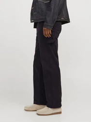 Jack & Jones Cargohose JPSTEDDIE CARPENTER PANTS Dunkelblau/Lila