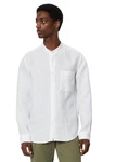 Marc O'Polo Langarmhemd Weiß/Creme
