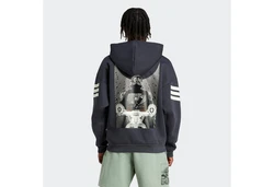 adidas Sportswear Kapuzensweatshirt M SW TM HDY Dunkelblau/Hellgrau/Grau/Dunkelgrau
