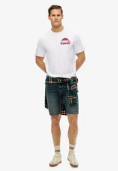 Superdry Rundhalsshirt CL GREAT OUTDOORS CHEST TEE Gelb/Weiß/Creme/Rot