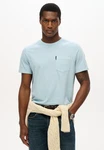 Superdry Rundhalsshirt Classic Essential Pocket Tee Hellblau/Blau