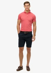 Superdry Poloshirt Essential Jersey Polo Rot/Rosa